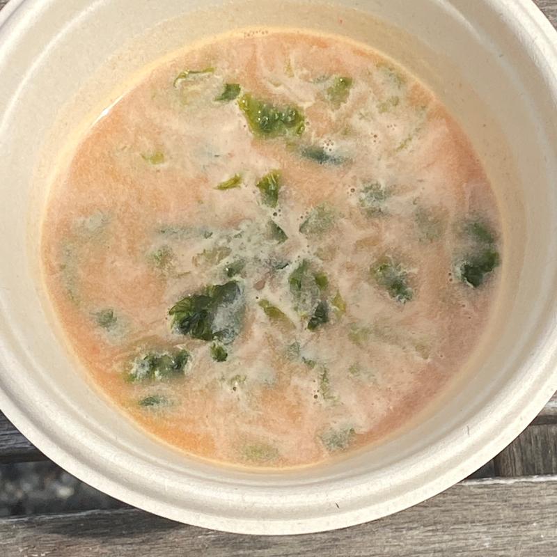 伊勢海老とあおさの濃厚スープ(のりもも)