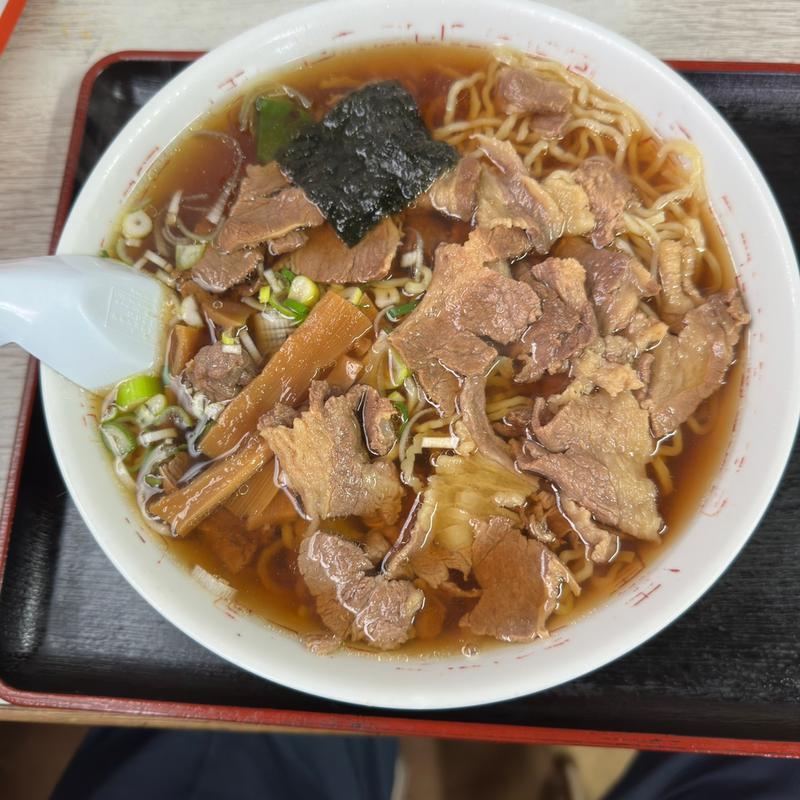 馬肉ラーメン大盛り+肉増し(大衆食堂 )