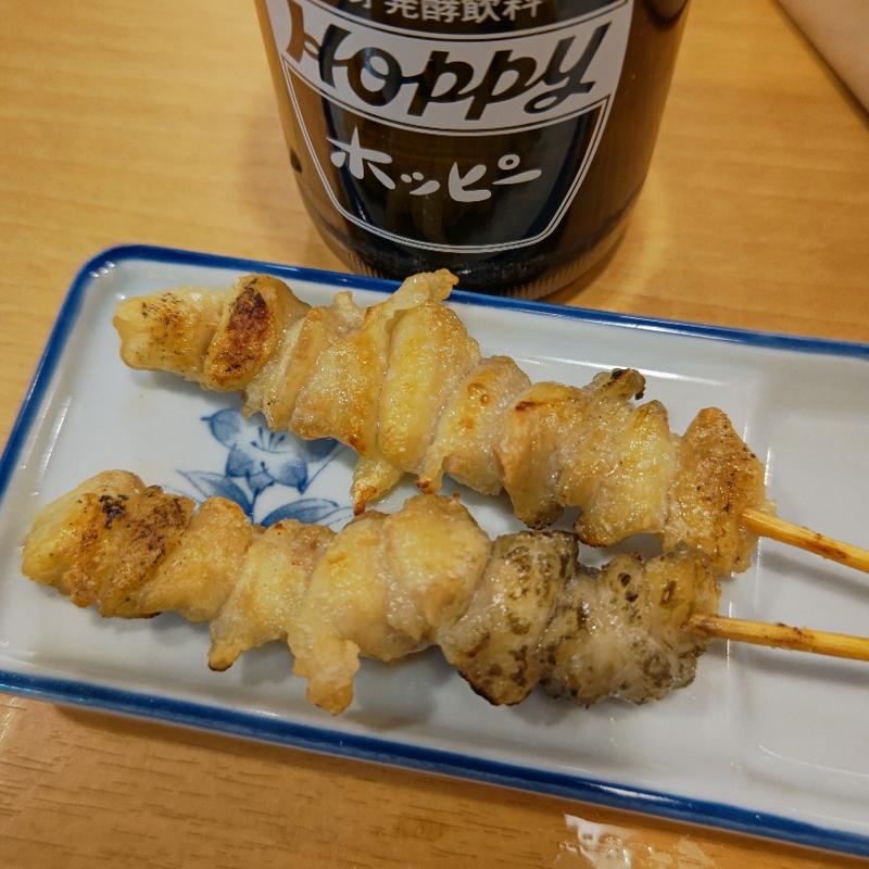 ぼんじり(もつ焼き串焼き 肉の佐藤 横浜西口店)