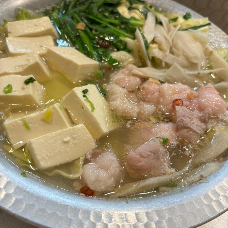 もつ鍋　塩味(エビス 北浦和総本店)