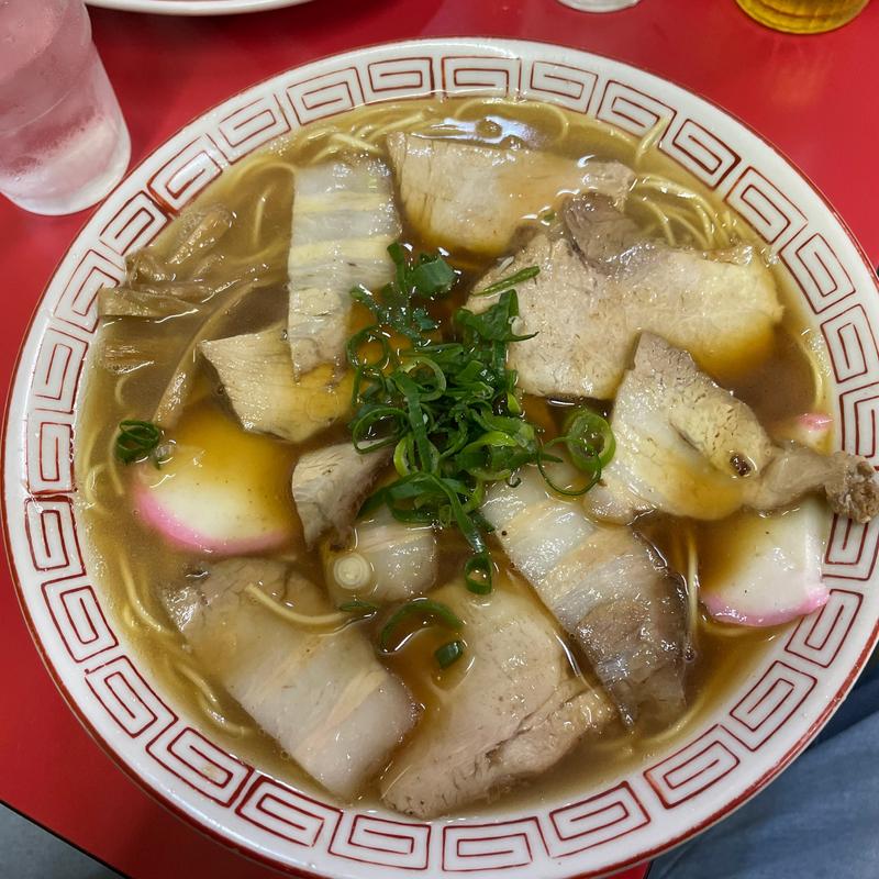 チャーシューメン(まるやま中華そば 小松原本店 （まるやまちゅうかそば）)