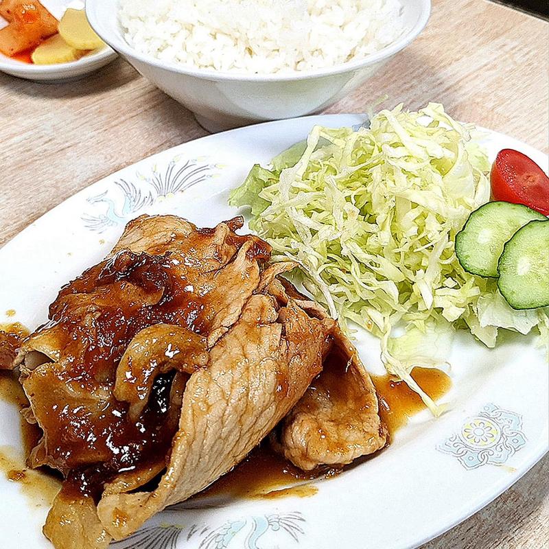 生姜焼き定食(つばき)
