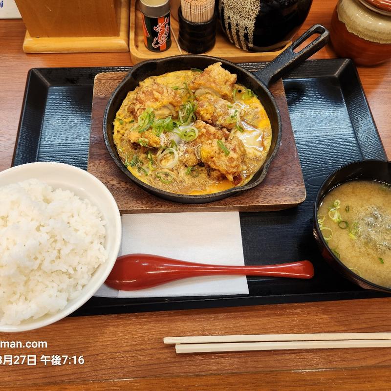 からたま鍋定食(からやま 名古屋森孝店)