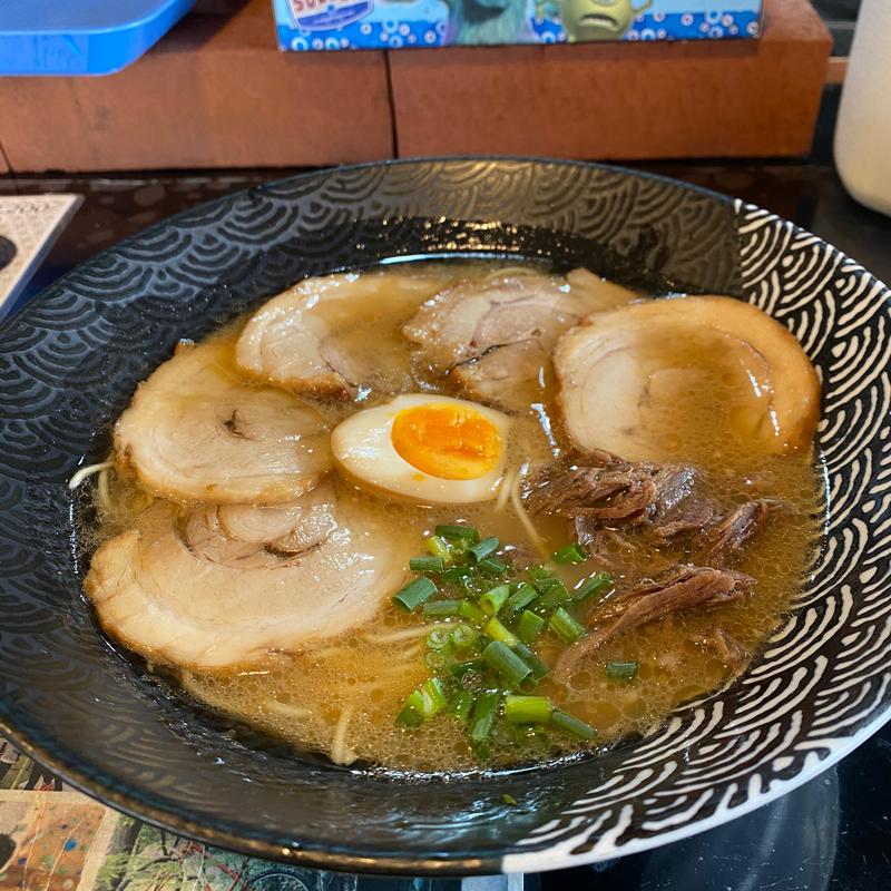 馬豚チャーシューラーメン(馬豚（ばとん）ラーメン 福ふく)