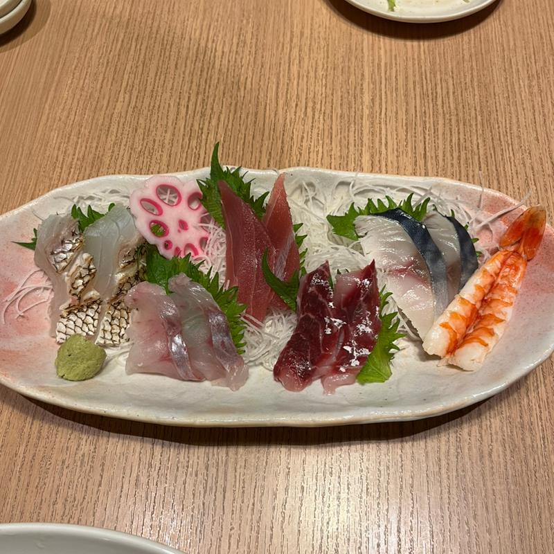 刺身盛り合わせ(縁雫 -蕎麦と肴- 南新宿店)