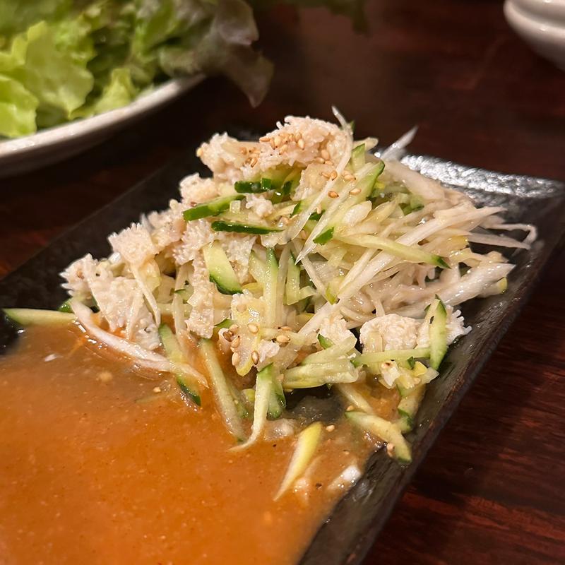 センマイ刺し(激旨ホルモン魂 東陽町店)