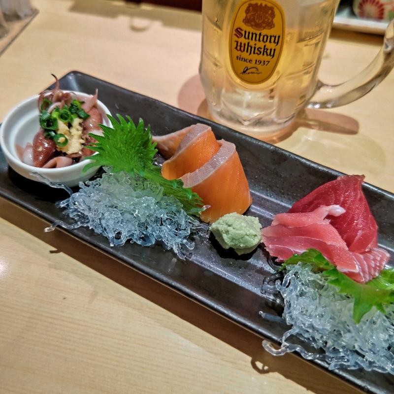 ちょい飲みセット(神奈川回転寿司 二代目ぐるめ亭 港南台バーズ店)