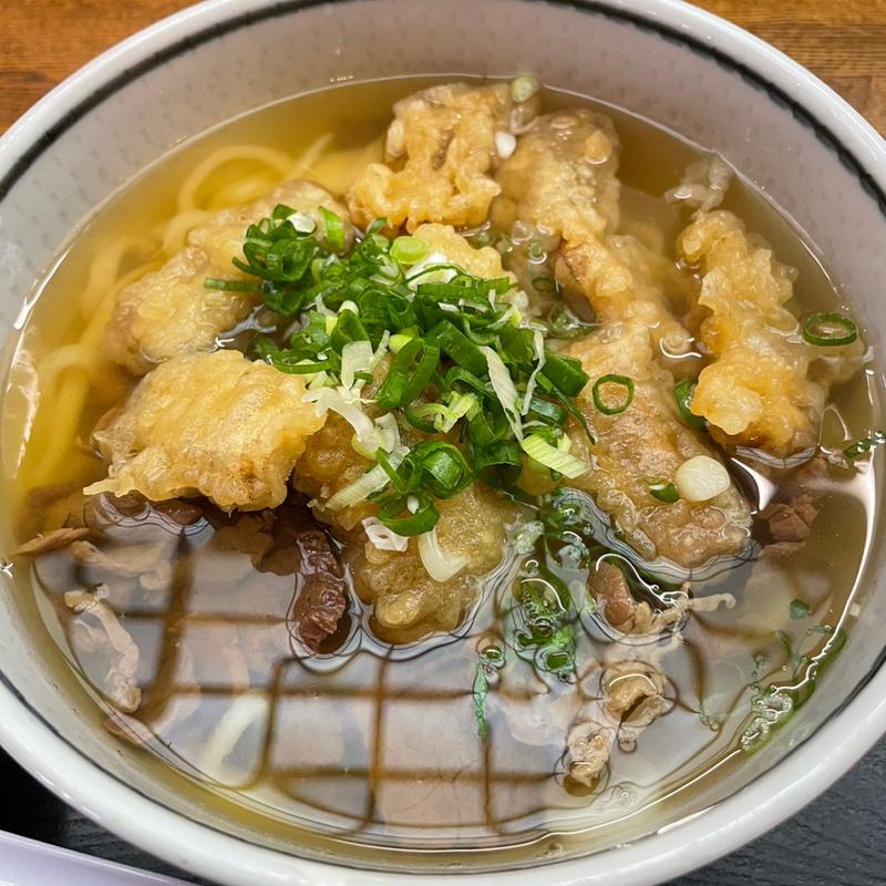 肉ごぼう天うどん(入屋うどん )