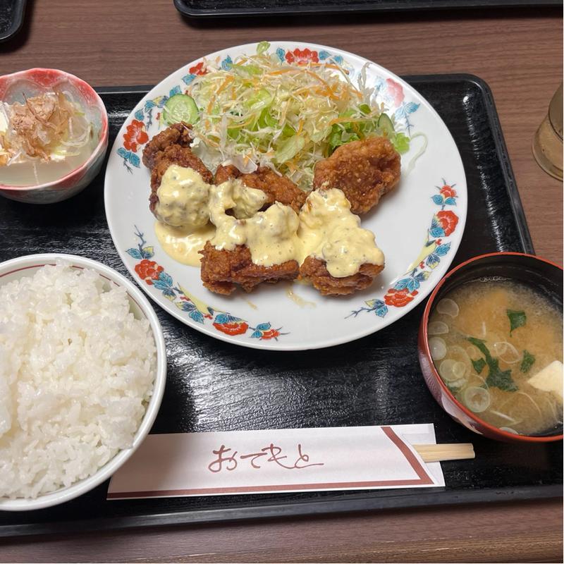 鶏タルタル御膳(くいどころ 里味 五泉店)