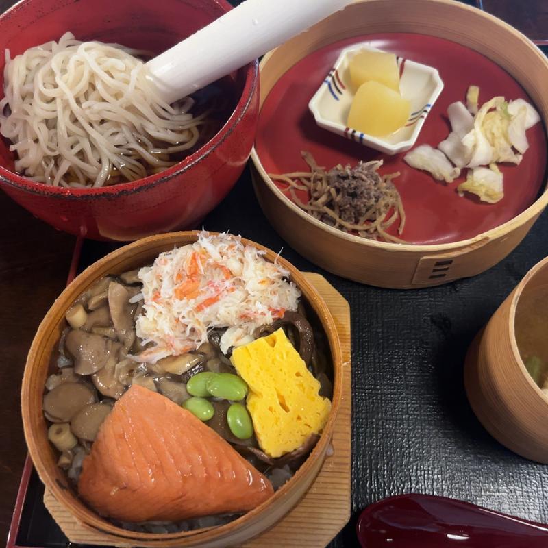 元祖輪箱飯(会津セット)(田季野 （たきの）)
