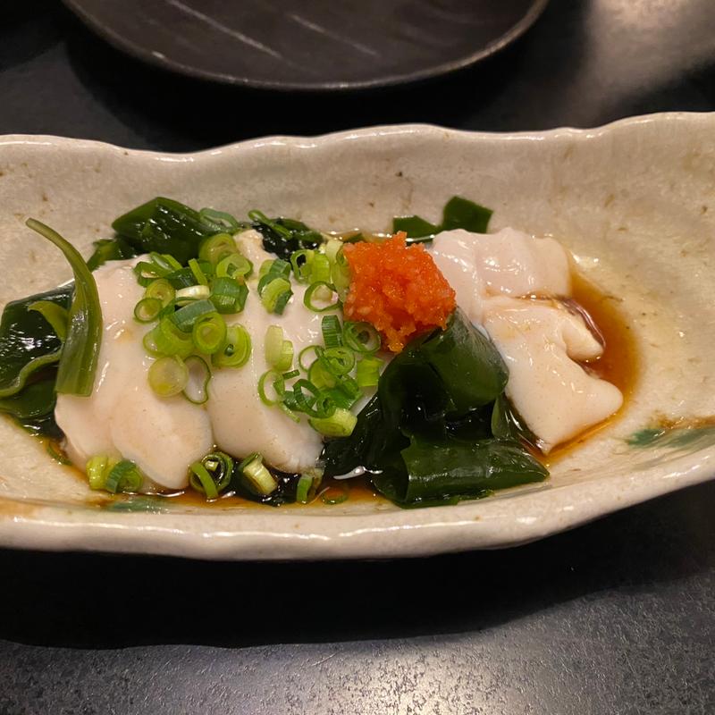 メジナの白子ポン酢(錦糸町 海鮮居酒屋ＭＡＲＵ)