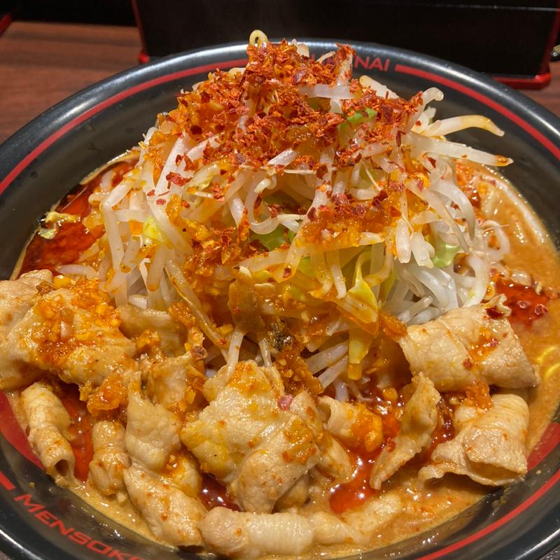 鬼紅らーめん(麺創研 紅 武蔵新城)