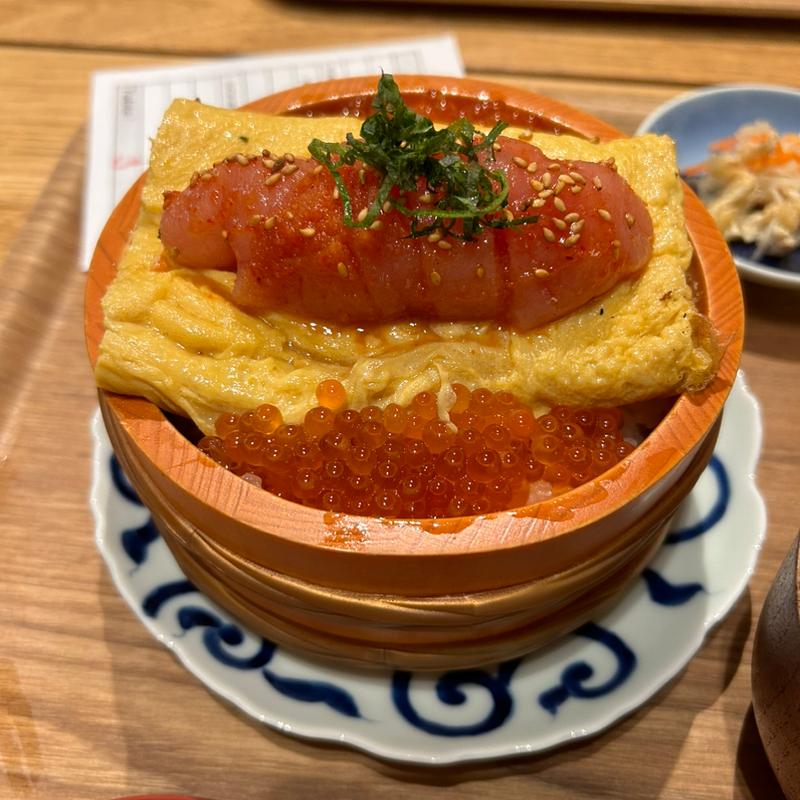 明太いくら玉子焼丼(うお田)