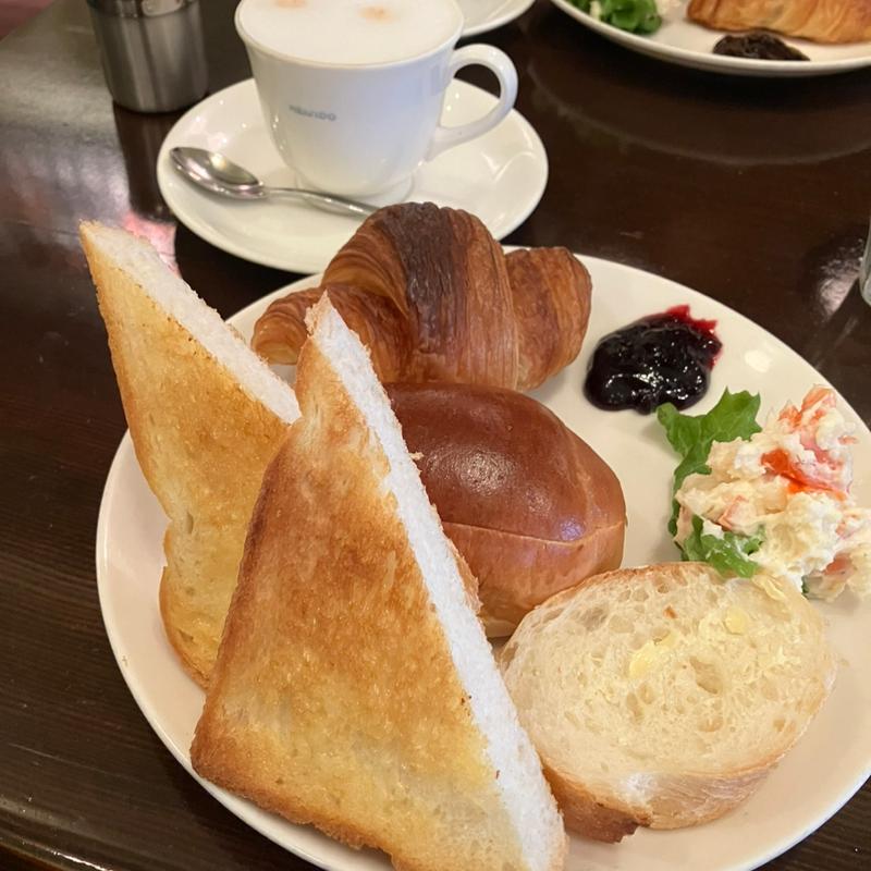 モーニングセット(ベーカリーカフェ 明治堂 （MEIJIDO）)