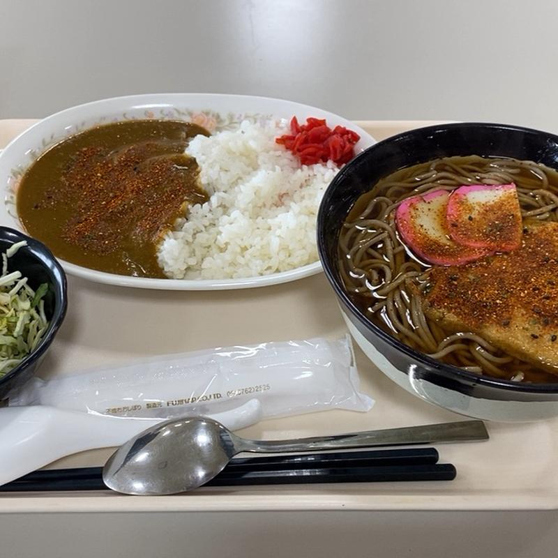 そば　カレーセット(USS新潟)