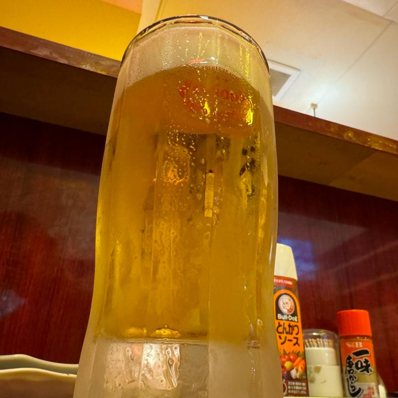 せんべろ 生ビール(大衆御苑 足立屋)