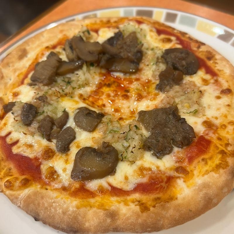 野菜とキノコのピザ(サイゼリヤ イオン小野店)