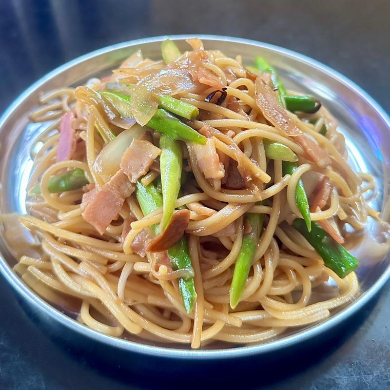 アスパラベーコンのペペロンチーノ(ベルクス 東墨田店)