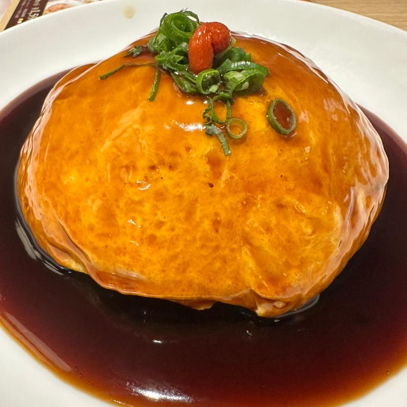 黒酢の天津飯セット(越後 叶家 大高イオンモール店)