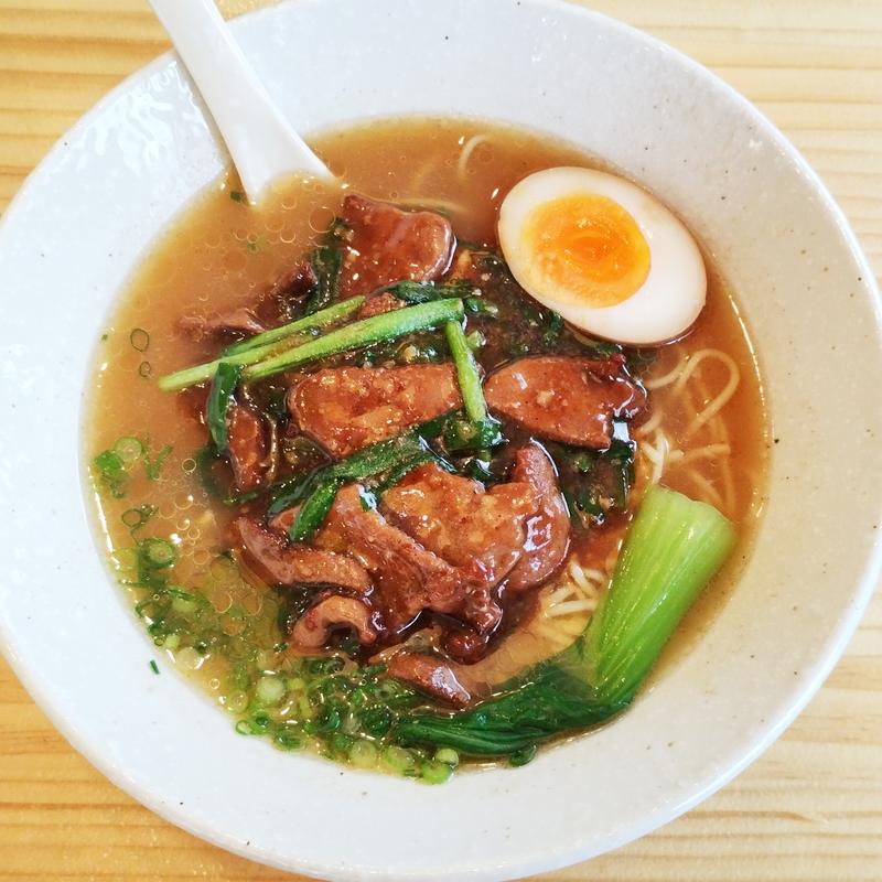 豚レバーラーメン(上海ラーメン 董記麺館(トウキメンカン))