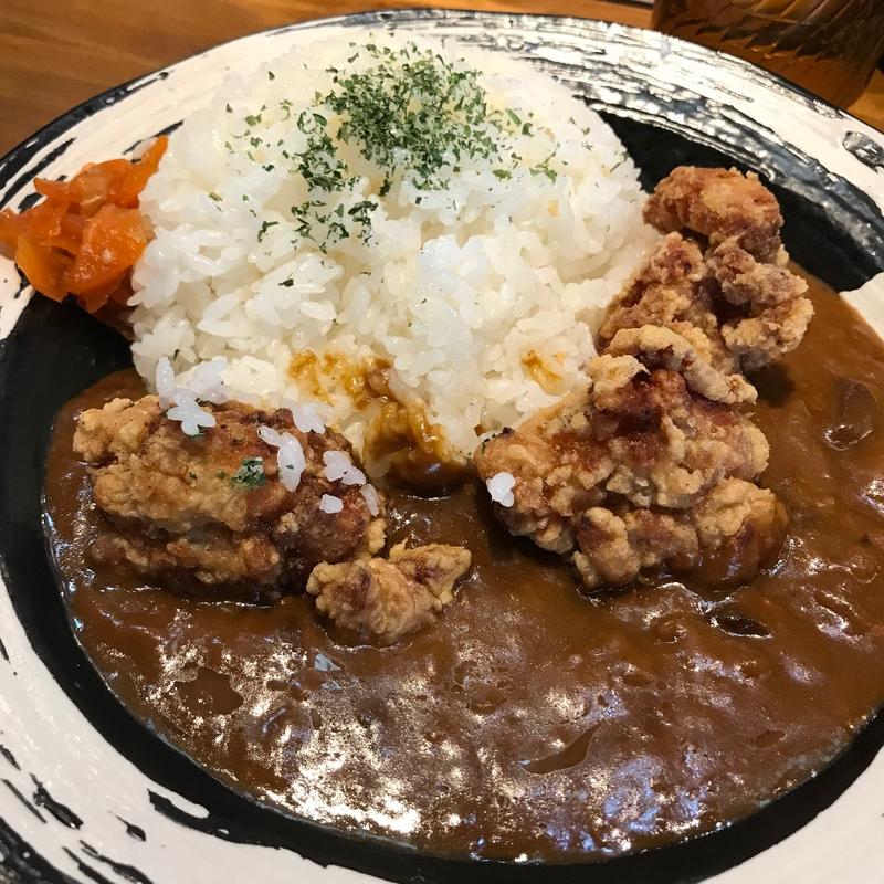 唐揚げカレー(博多くろがね 広島本店)