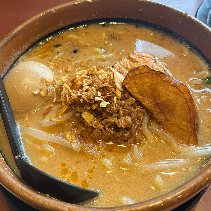 北海道味噌ラーメン(蔵出し味噌　麺屋壱正　岐阜店)