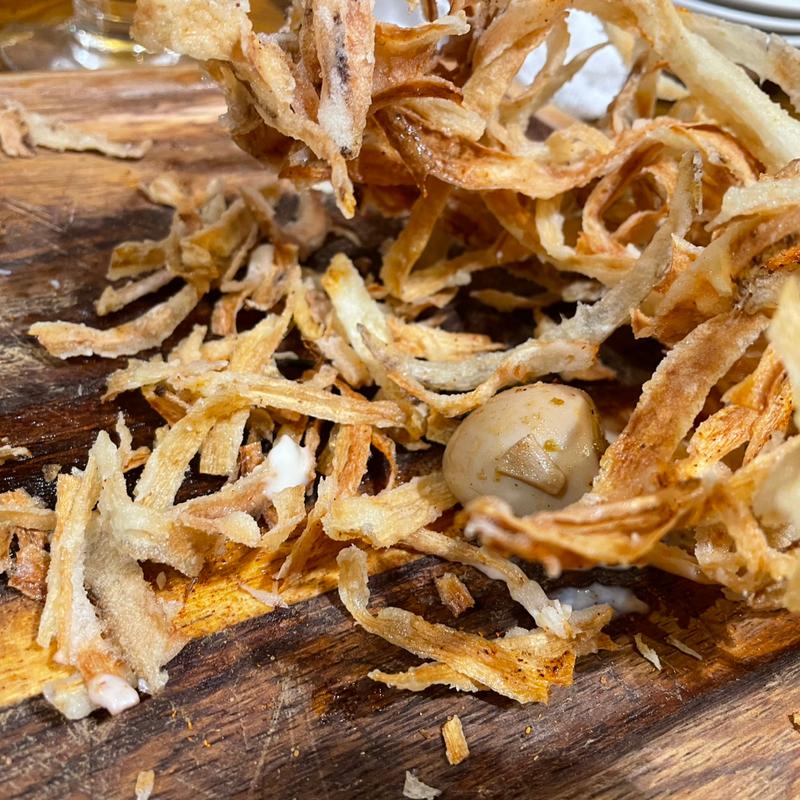 ごぼうの巣唐揚げ(ベクタービア(VECTORBEER)新宿御苑前駅店)