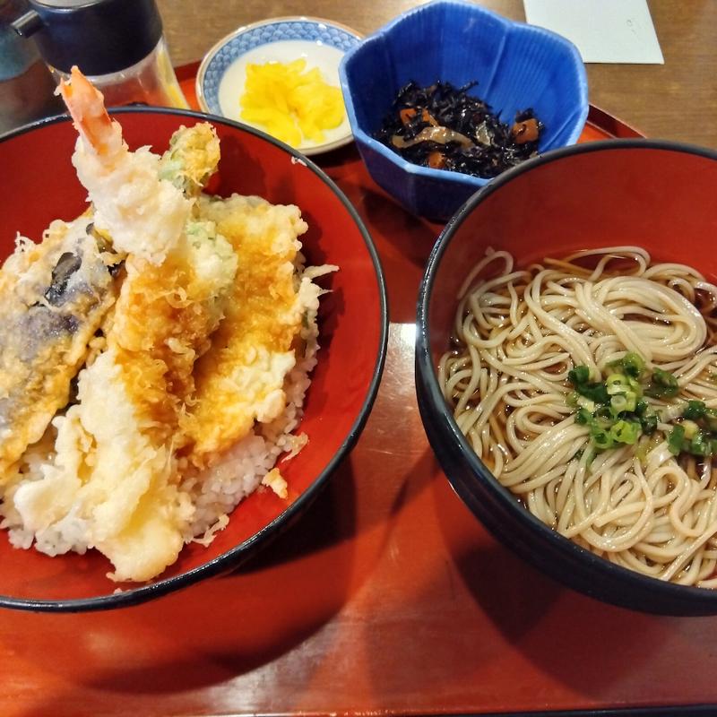 天丼セット(こんごう庵 神保町店 （こんごうあん）)