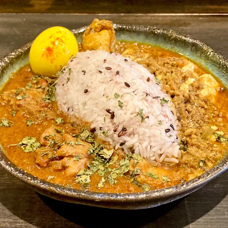 スパイスカレー2種(やみつきスパイスカレーCAMP)