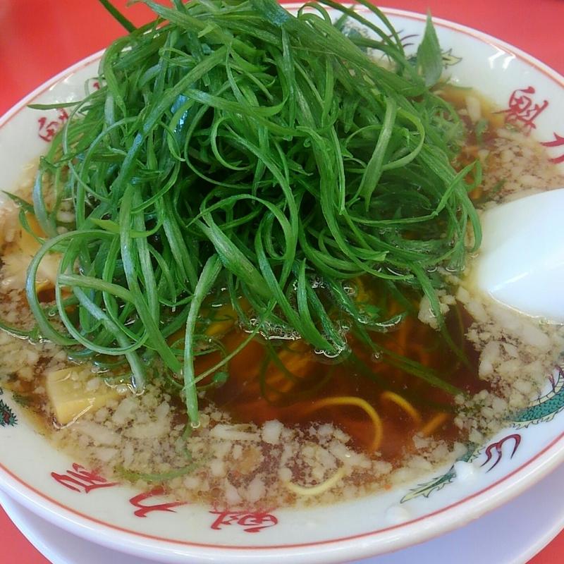 九条ネギラーメン(京都北白川ラーメン魁力屋 市が尾店)