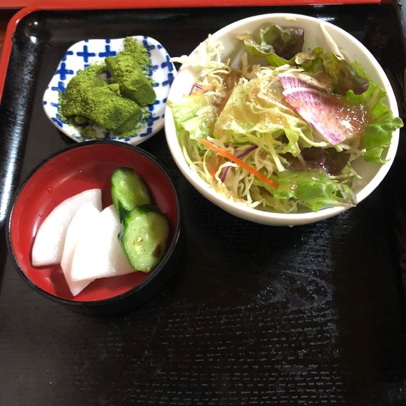 付け合わせ(手もみそばいけもり )