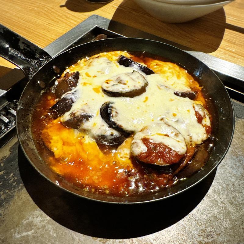 茄子とトマトのチーズ焼(お好み焼きロック )