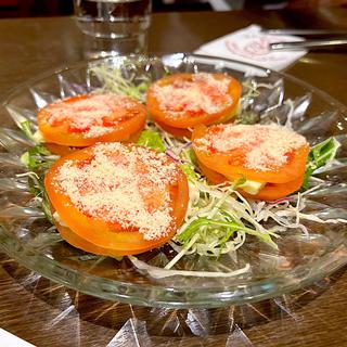 トマトチーズサラダ(インドネパール料理ナマステ)