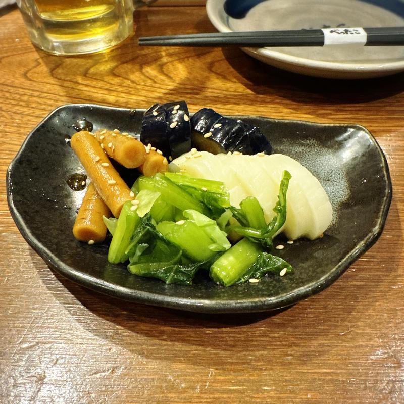 お新香盛り合わせ(べったこ 中目黒店 )