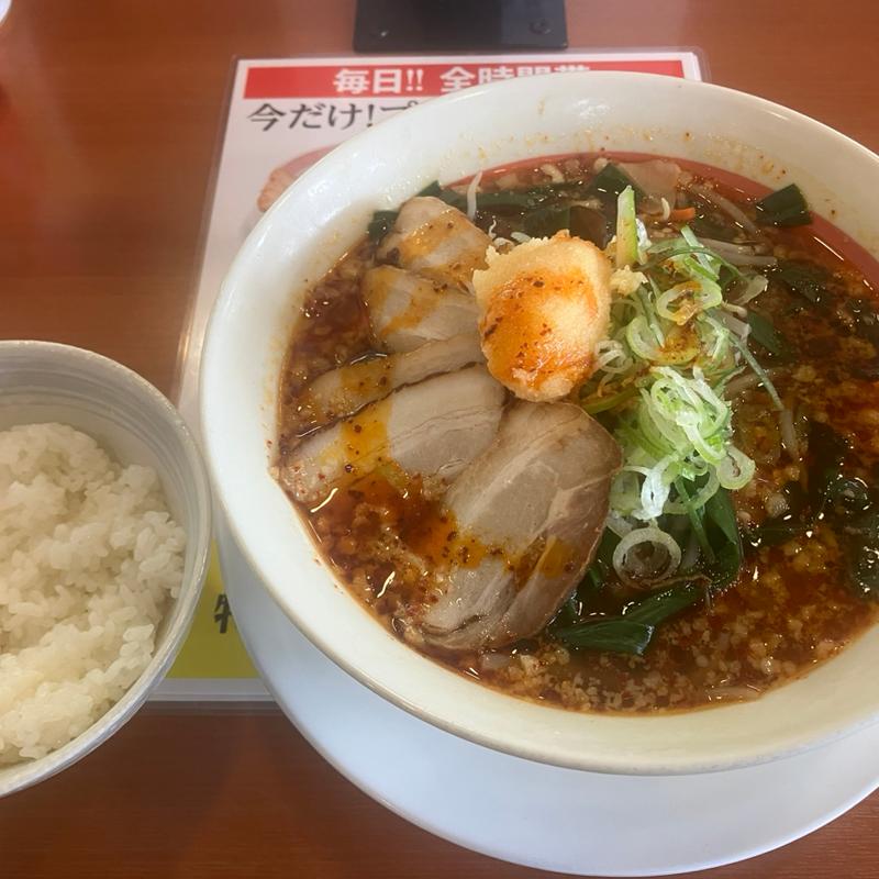 スタミナラーメン+ライス(幸楽苑 日立相田店 )