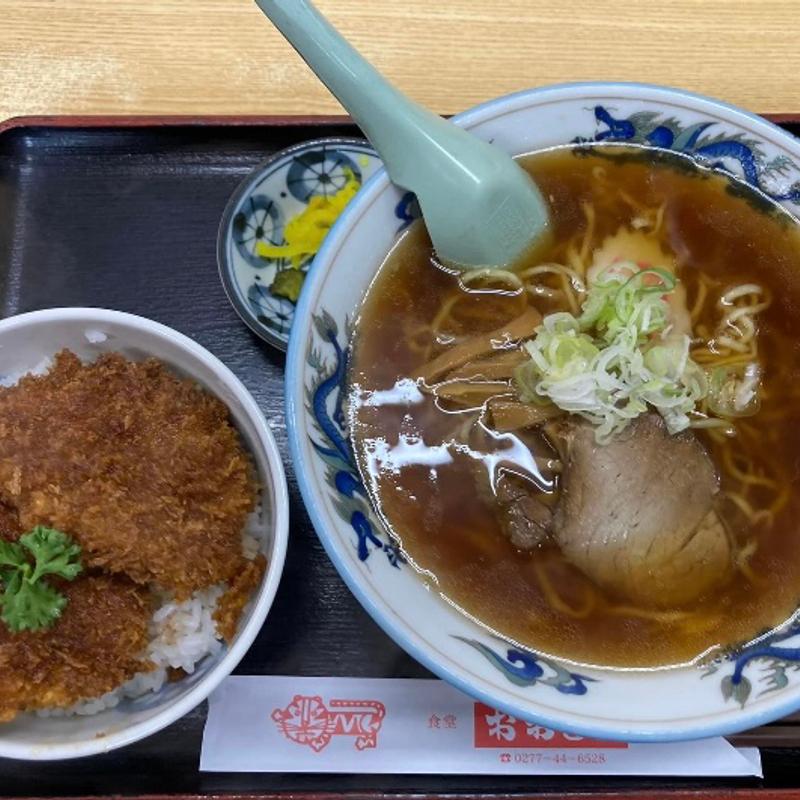 ミニソースカツ丼ラーメンセット(おおとら食堂 )