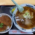 ミニソースカツ丼ラーメンセット