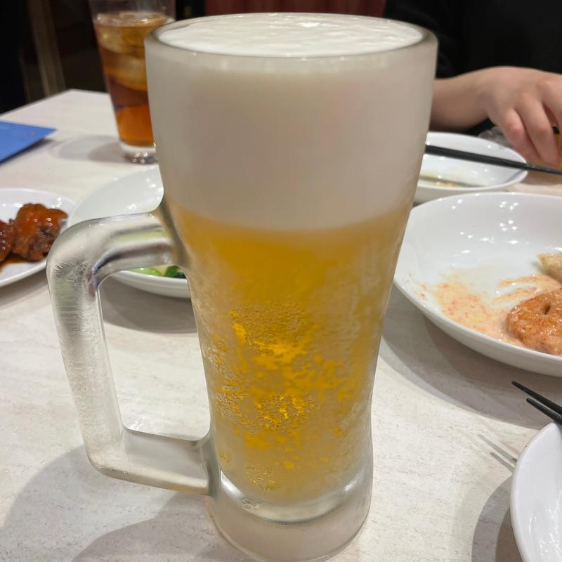 生ビール(中)(味仙本店)
