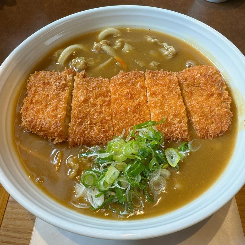 カツカレーうどん(讃岐うどん いってつ)
