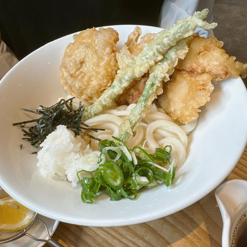 とり天ぶっかけ(讃岐うどん いってつ)