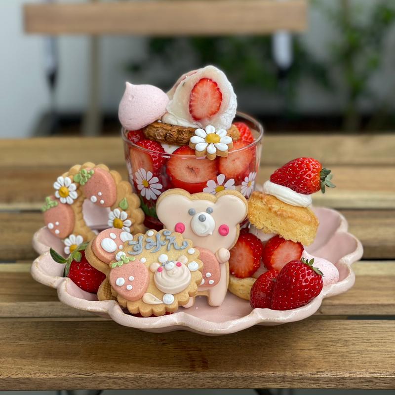 くまおのいちご狩りプレート(yumicafe)