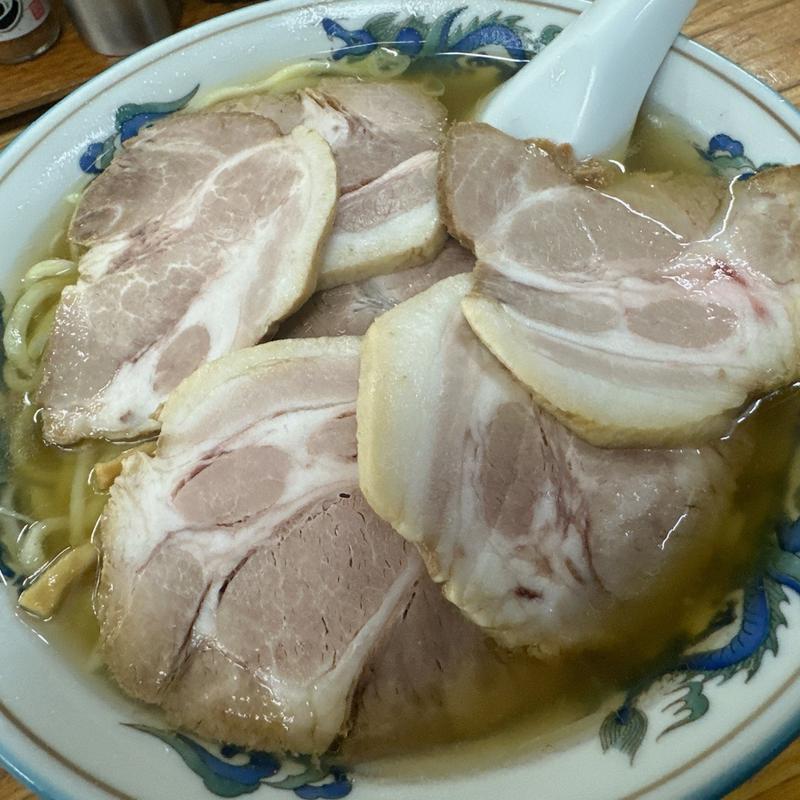 塩チャーシューメン大盛(つけそば丸長)