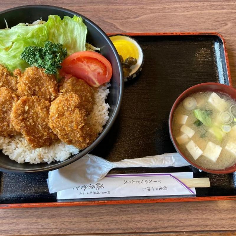 ソースカツ丼　上ヒレ6枚(藤屋食堂)