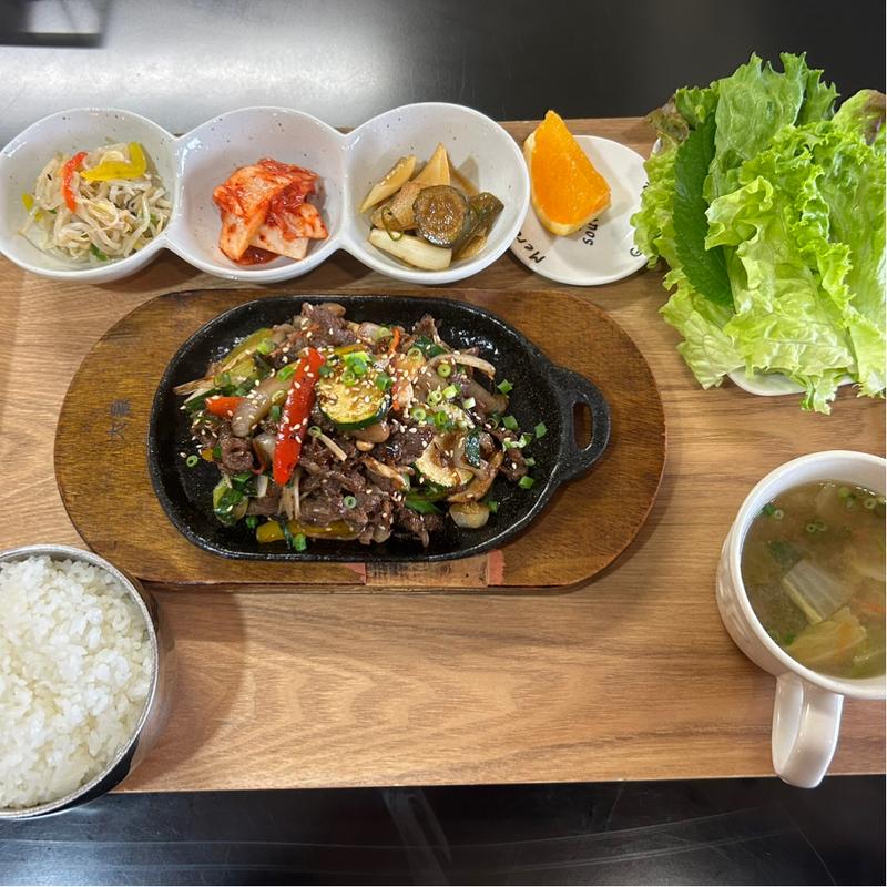 プルコギ定食(みんちゃんCOCO)