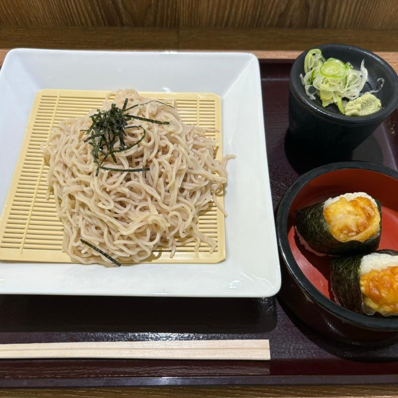 ざるそば（てんむす付き(えび専門店 えび吉)