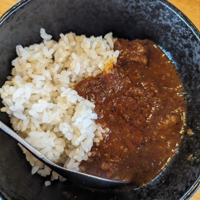 スパイシーミニポークカレー(ラーメン月輪)