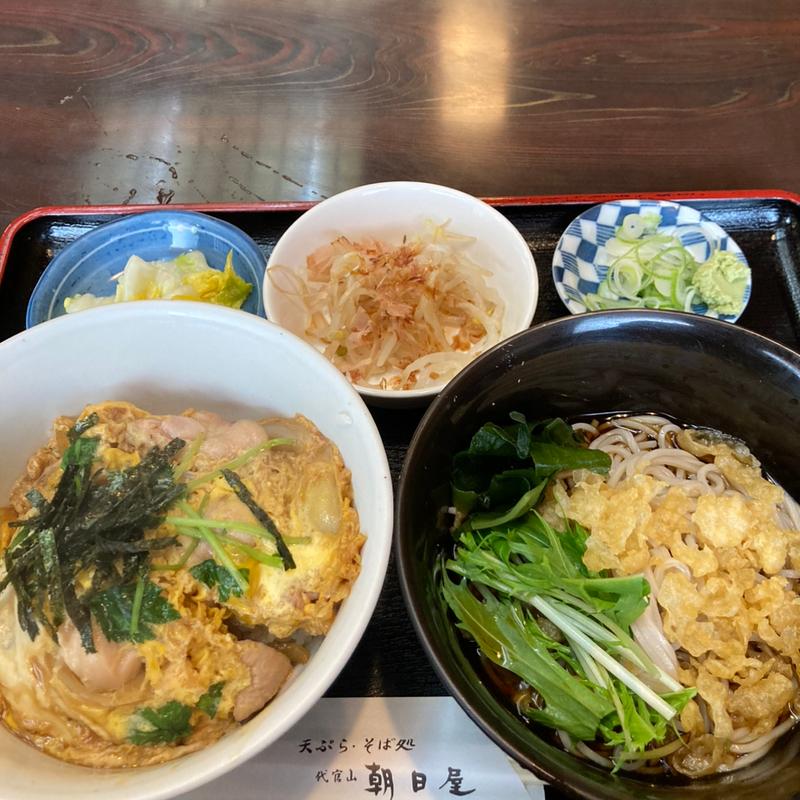 親子丼セット(朝日屋 代官山)