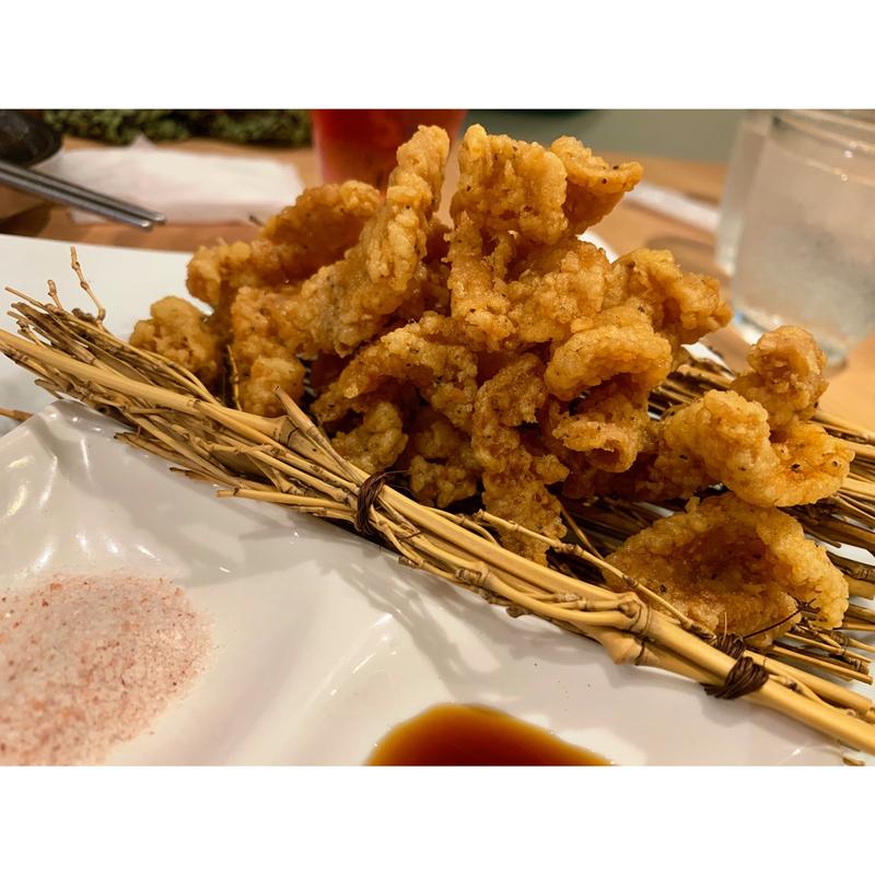 ミノ唐揚げ(korean cafe dinning omoroza)