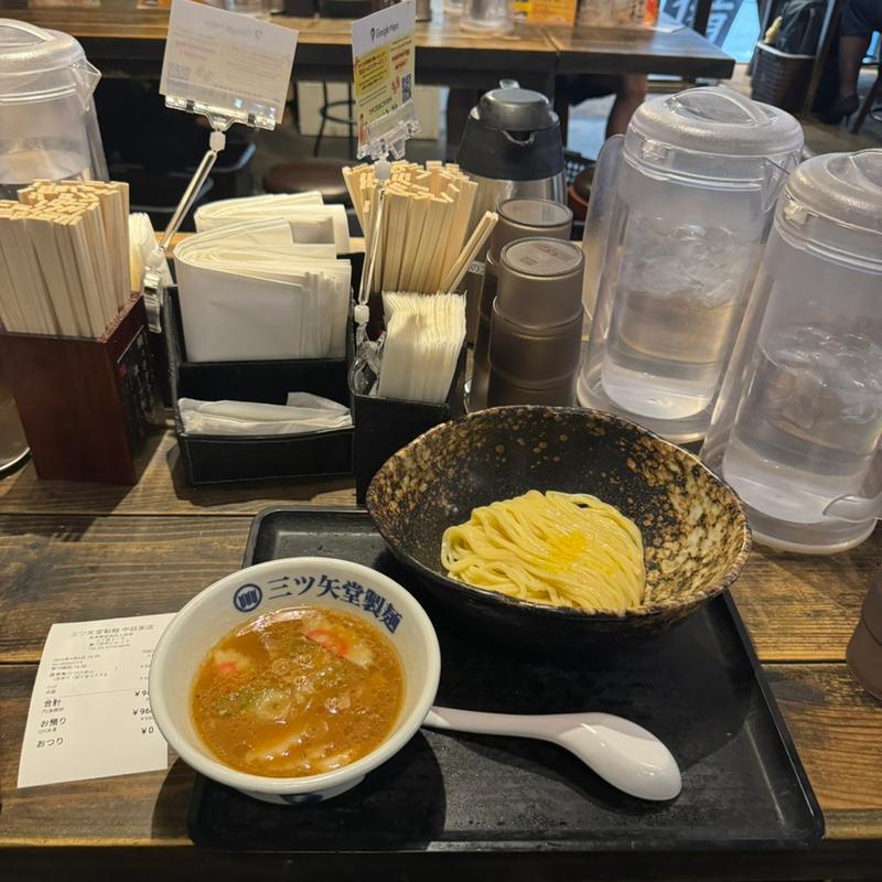 豚骨魚介つけめん（ゆず風味）(三ツ矢堂製麺 中目黒店 （【旧店名】フジヤマ製麺）)