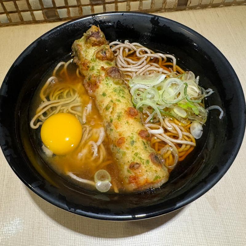 ちくわ天玉そば(濱そば 横浜店)